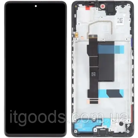 Дисплей (модуль) + сенсор з рамкою для Xiaomi Redmi Note 12 Pro 5G | 22101316C | 22101316I | 23013RK75C, TFT