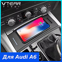 Кастомний автомобільний бездротовий зарядний пристрій QI для Audi A6 C7 RS6 A7 2012-2018