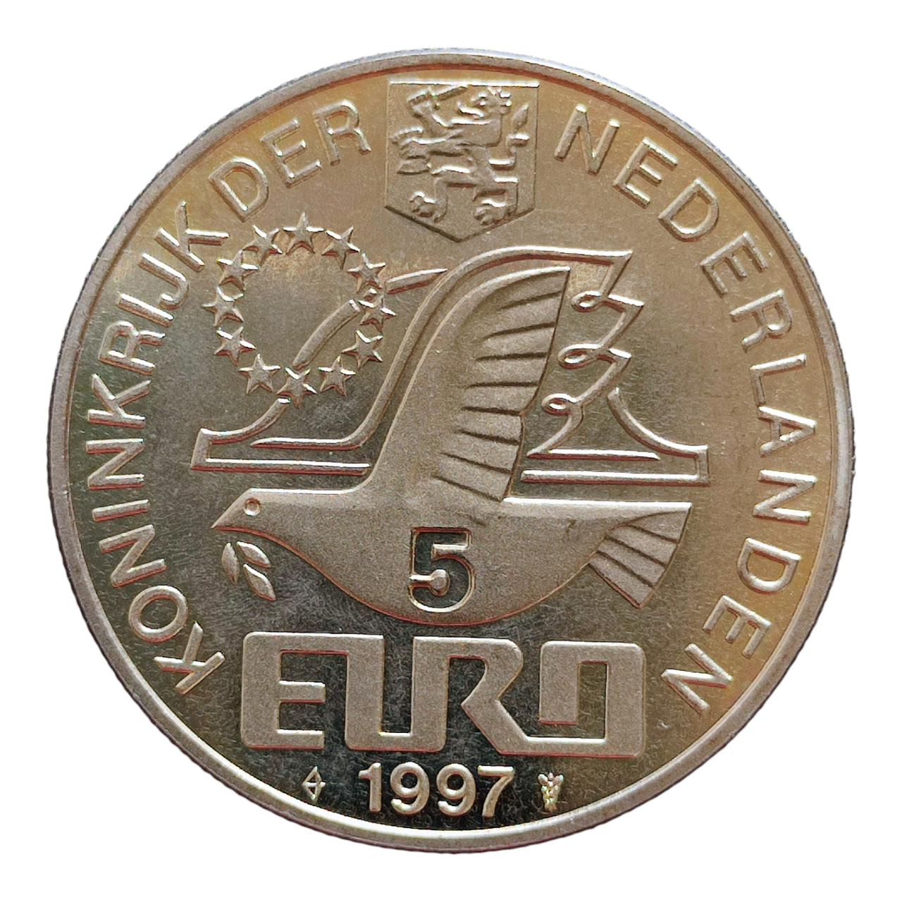 Нідерланди 5 євро, 1997 350-та річниця - Смерть П.К. Гофта
