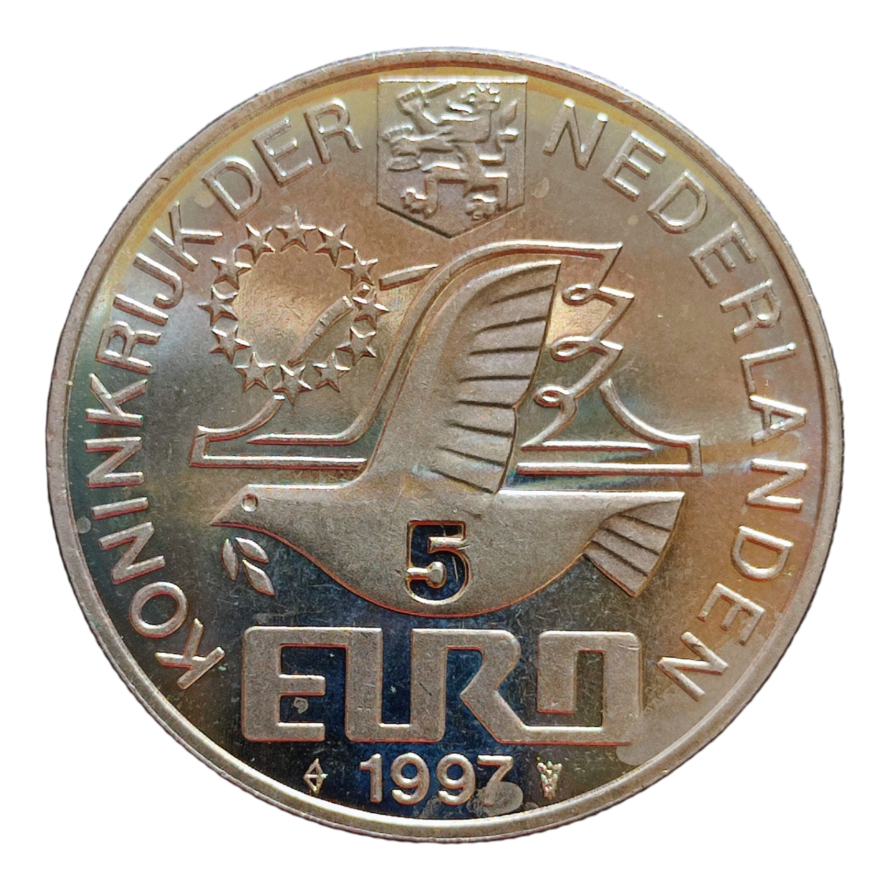 Нідерланди 5 євро, 1997 350-та річниця - Смерть П.К. Гофта, фото 1