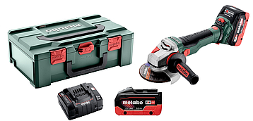 Акумуляторна болгарка Metabo WVB 18 LTX BL 15-125 Quick LiHD 2x5.5 А·год. Безкоштовна доставка по Україні!