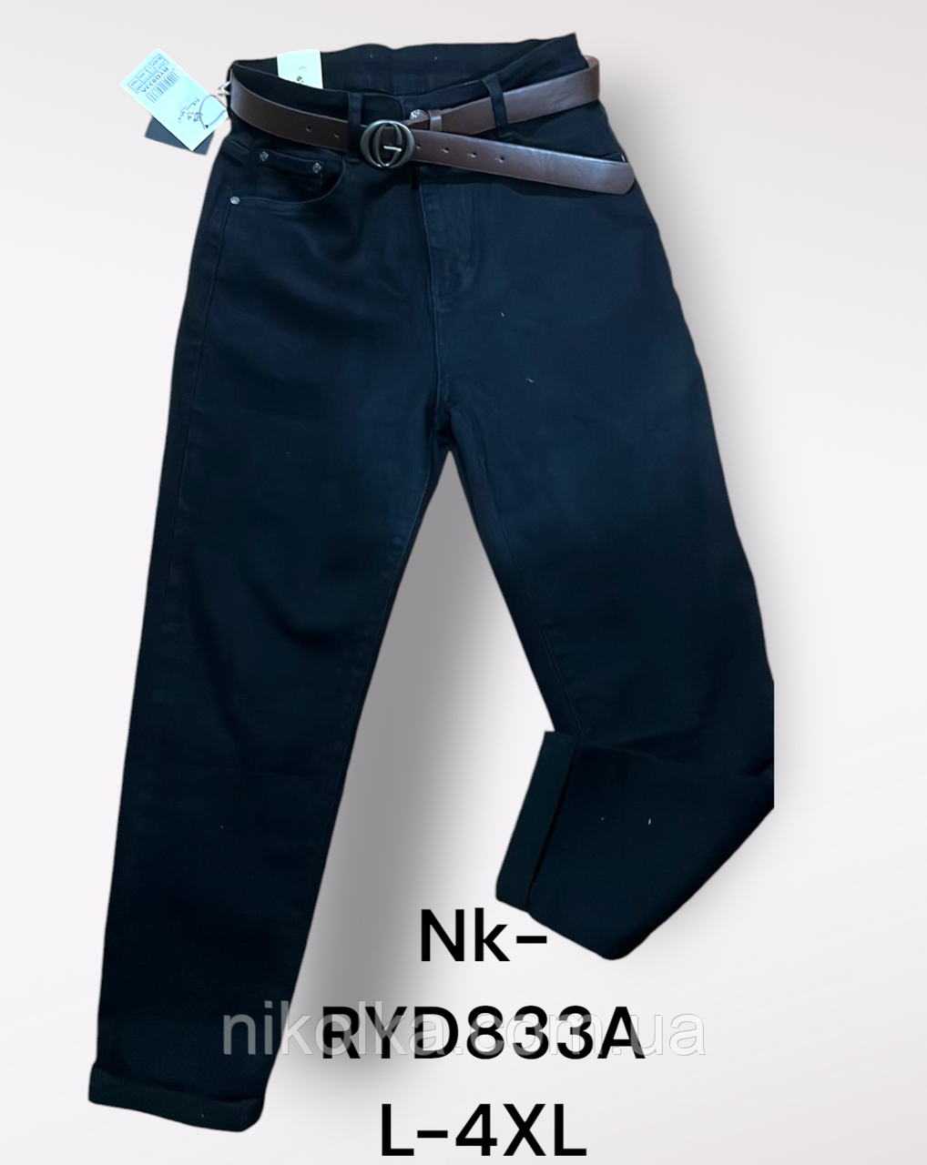 Джинси жіночі оптом, L-4XL рр.,  арт. Nk-RYD833A, фото 1