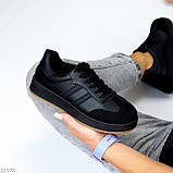 Чорні комбіновані повсякденні кеди в асортименті, фото 2