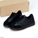 Чорні комбіновані повсякденні кеди в асортименті, фото 3