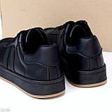 Чорні комбіновані повсякденні кеди в асортименті, фото 4