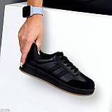 Чорні комбіновані повсякденні кеди в асортименті, фото 7