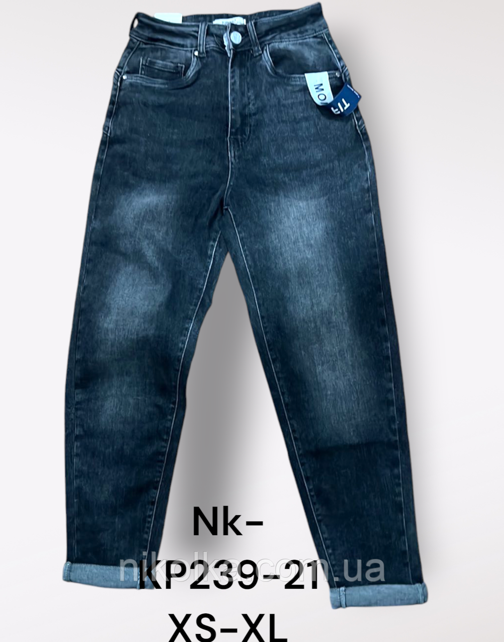 Джинси жіночі оптом, XS-XL рр.,  арт. Nk-KP239-21, фото 1