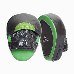 Боксерські лапи RE:FLEX FM-2700 Чорний Зелений