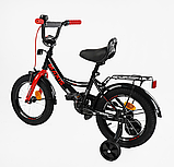 Велосипед двоколісний Corso MAXIS CL на 14 дюймів, Чорний 14602, фото 3