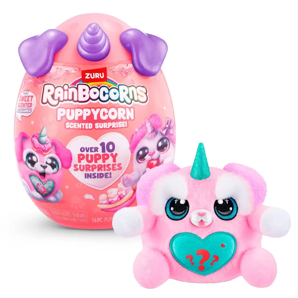 М'яка іграшка сюрприз Rainbocorns Puppycorn Scent Surprise Shepherd, ZURU австралійська вівчарка 9298E