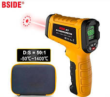Пірометр BSIDE H3 (від -50 oC до +1400 oC) D:S=50:1; EMS: 0.1-1.00