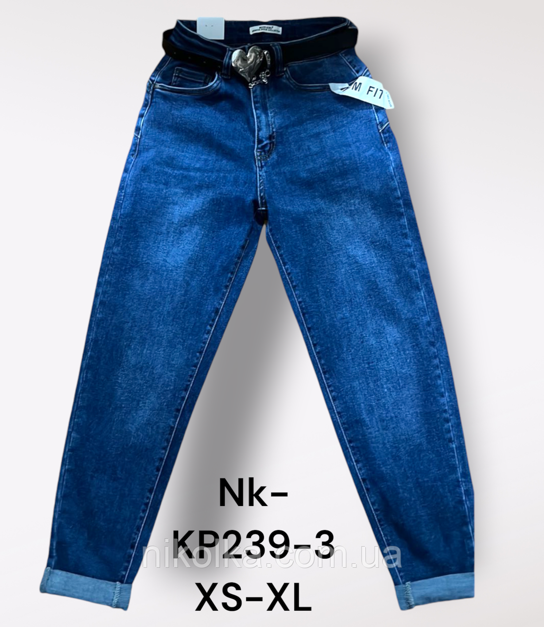 Джинси жіночі оптом, XS-XL рр.,  арт. Nk-KP239-3, фото 1
