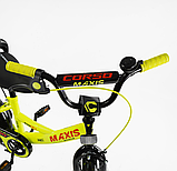 Велосипед двоколісний Corso MAXIS CL на 14 дюймів, Жовтий 14663, фото 5