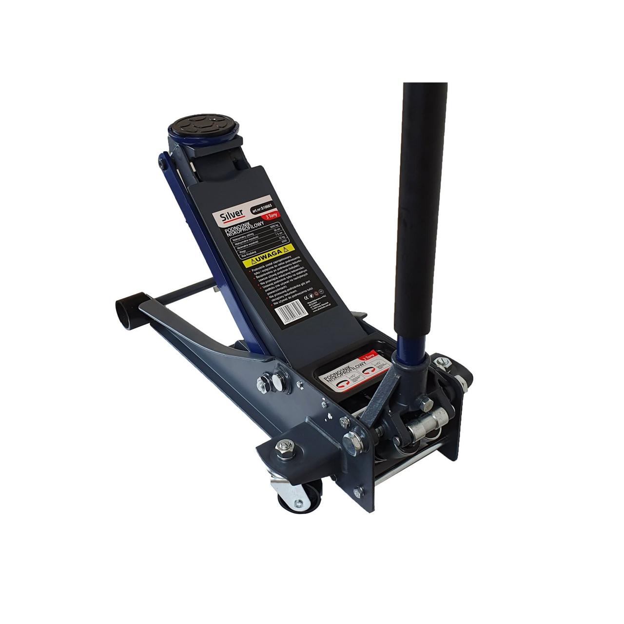 Домкрат підкатний 3.5 т 75-510 мм Silver S10665, фото 1