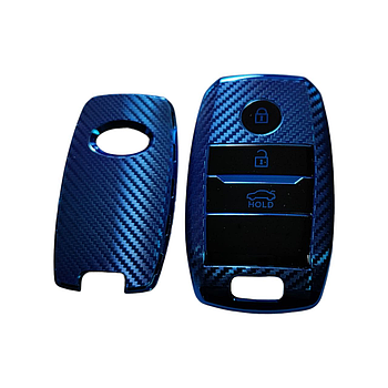Чохол для ключа KIA синій