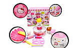 Набір тісто для ліплення Hello Kitty Кітті Святковий Торт 4 кольори, 12 аксесуарів, фото 2