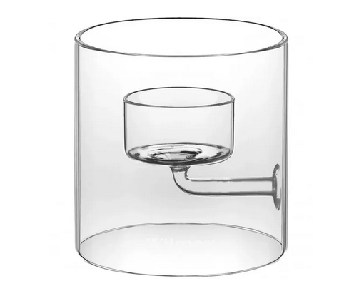 Підсвічник на одну свічку Wilmax Thermo Glass 9см WL-888904/A