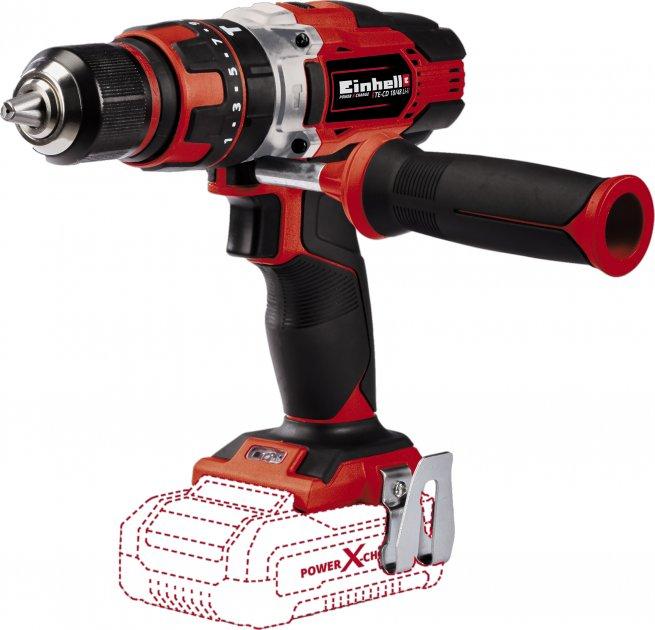 Einhell Шурупокрут ударний TE-CD 18/48 Li-i акум., Solo, 18 В, 48 Нм, 1.5 кг