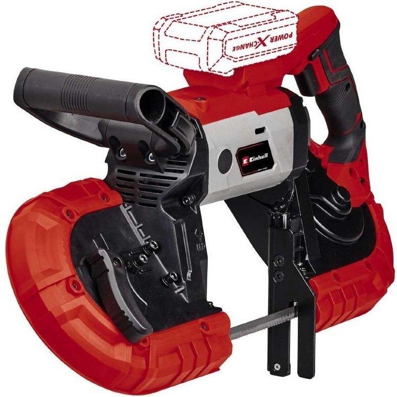 Einhell Пила стрічкова акумуляторна TE-MB 18/127LI - Solo, PXC 18В, 120м•хв, 115/127мм, 2 стрічки по металу