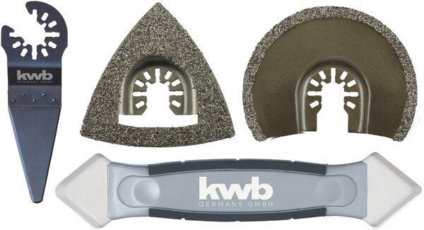 Einhell Набір насадок для реноватора 4 шт, для плитки, KWB 708750
