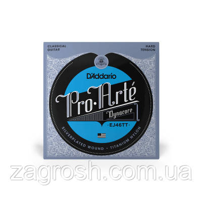 Promo Ціна! Струни для гітари D'Addario Pro-Arte Dynacore Titanium Nylon Hard Tension (EJ46TT) - тільки на ZaGrosh.com.ua
