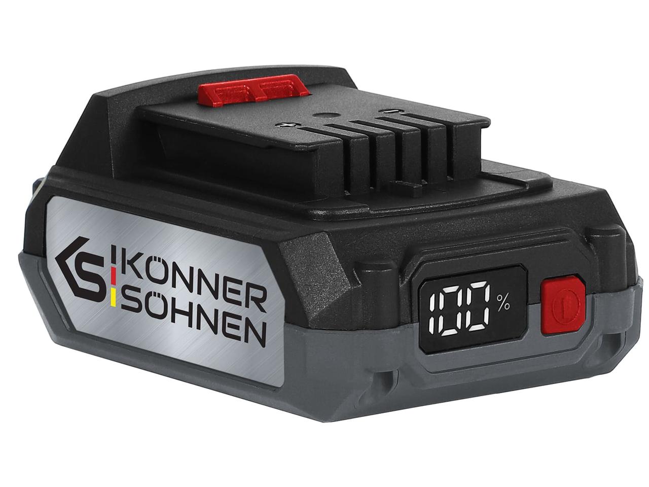 Könner & Söhnen Акумулятор KS 20V2-1, 20 В, 2 А·год, 0.47кг