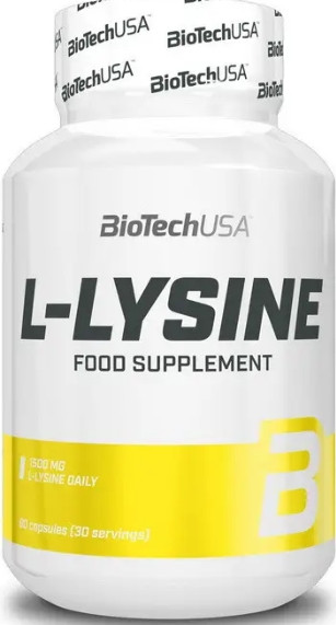 L-лізин BioTech L-Lysine 1500 мг 90 капс