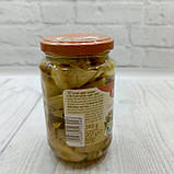 Консервовані артишоки грильу соняшниковій олії з винним оцтом шматочками 340 г, Італія, фото 2