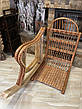 Крісло-гойдалка з лози, фото 10
