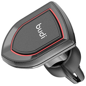 Магнітний автотримач для телефона, 360°, Budi / Автомобільний тримач / Тримач телефона в дефлектор