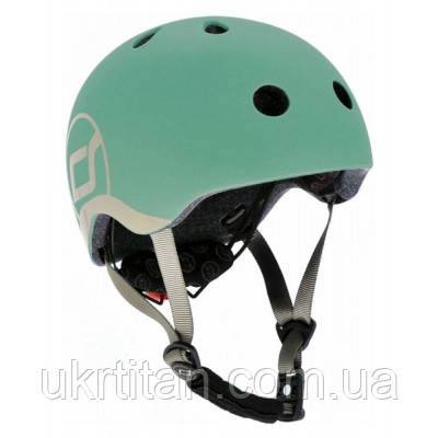 Оригінал! Шолом Scoot&Ride LED 45-51 см XXS/XS Forest (SR-181206-FOREST) - Вища Якість!