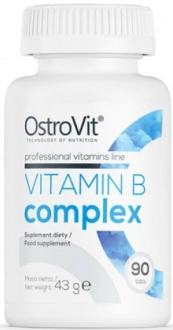 Вітаміни групи Б OstroVit Vitamin B complex 90 піг, фото 1