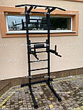 Універсальна шведська стінка пересувна турнік бруси лавка, фото 6