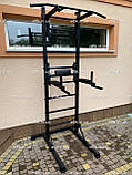 Універсальна шведська стінка пересувна турнік бруси лавка, фото 4