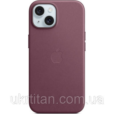 Оригінал! Чохол до мобільного телефона Apple iPhone 15 FineWoven Case with MagSafe Mulberry (MT3E3ZM/A) - Вища Якість!, фото 1