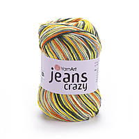 Yarnart JEANS CRAZY (Джинс Крейзі) № 7201 (Пряжа напівбавовна, нитки для в'язання)