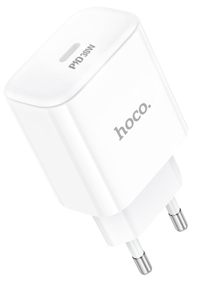 Мережевий зарядний пристрій Hoco C76A Pro White 30W PD3.0 white