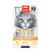 Wanpy Functional Creamy Lickable Treat Joint Support ВАНПІ ДЛЯ СУГЛОБІВ функціональні рідкі ласощі для котів - 5 стіків по 14 г