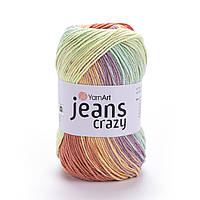 Yarnart JEANS CRAZY (Джинс Крейзі) № 8202 (Пряжа напівбавовна, нитки для в'язання)