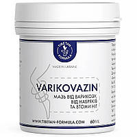Вариковазин мазь проти варикозу та стомлених ніг 60 мл Тибетська формула