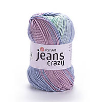 Yarnart JEANS CRAZY (Джинс Крейзі) № 8203 (Пряжа напівбавовна, нитки для в'язання)