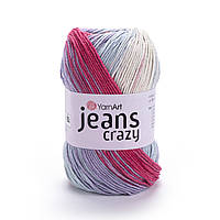 Yarnart JEANS CRAZY (Джинс Крейзі) № 8205 (Пряжа напівбавовна, нитки для в'язання)