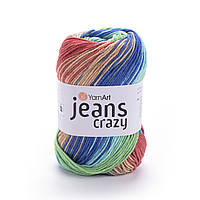 Yarnart JEANS CRAZY (Джинс Крейзі) № 8209 (Пряжа напівбавовна, нитки для в'язання)