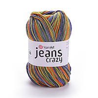 Yarnart JEANS CRAZY (Джинс Крейзі) № 8213 (Пряжа напівбавовна, нитки для в'язання)