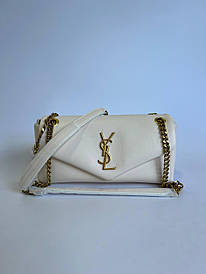 Вечірня шкіряна жіноча сумочка YSL Yves Saint Laurent