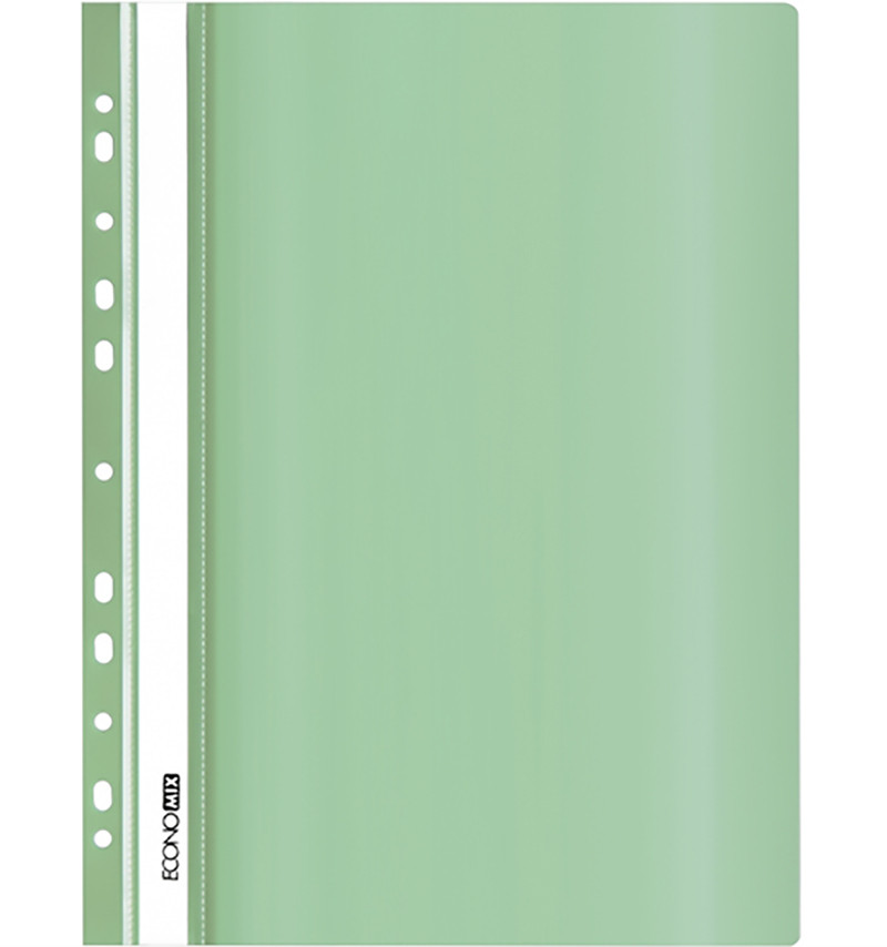 Папка-швидкозшивач A4 Economix з перфорацією Пастельна М'ятна E31510-84