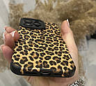 Чехол для телефону з леопардовым принтом коричневий для iPhone 13 pro, фото 3