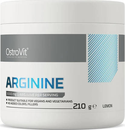 Аргінін OstroVit 100% Arginene 210 г без смаку, фото 1