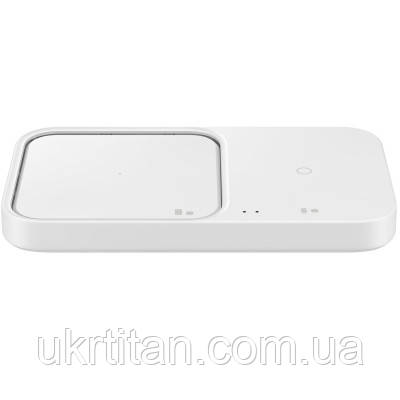 Оригінал! Зарядний пристрій Samsung Duo 15W wirh Power Adapter White (EP-P5400TWEGEU) - Вища Якість!, фото 1