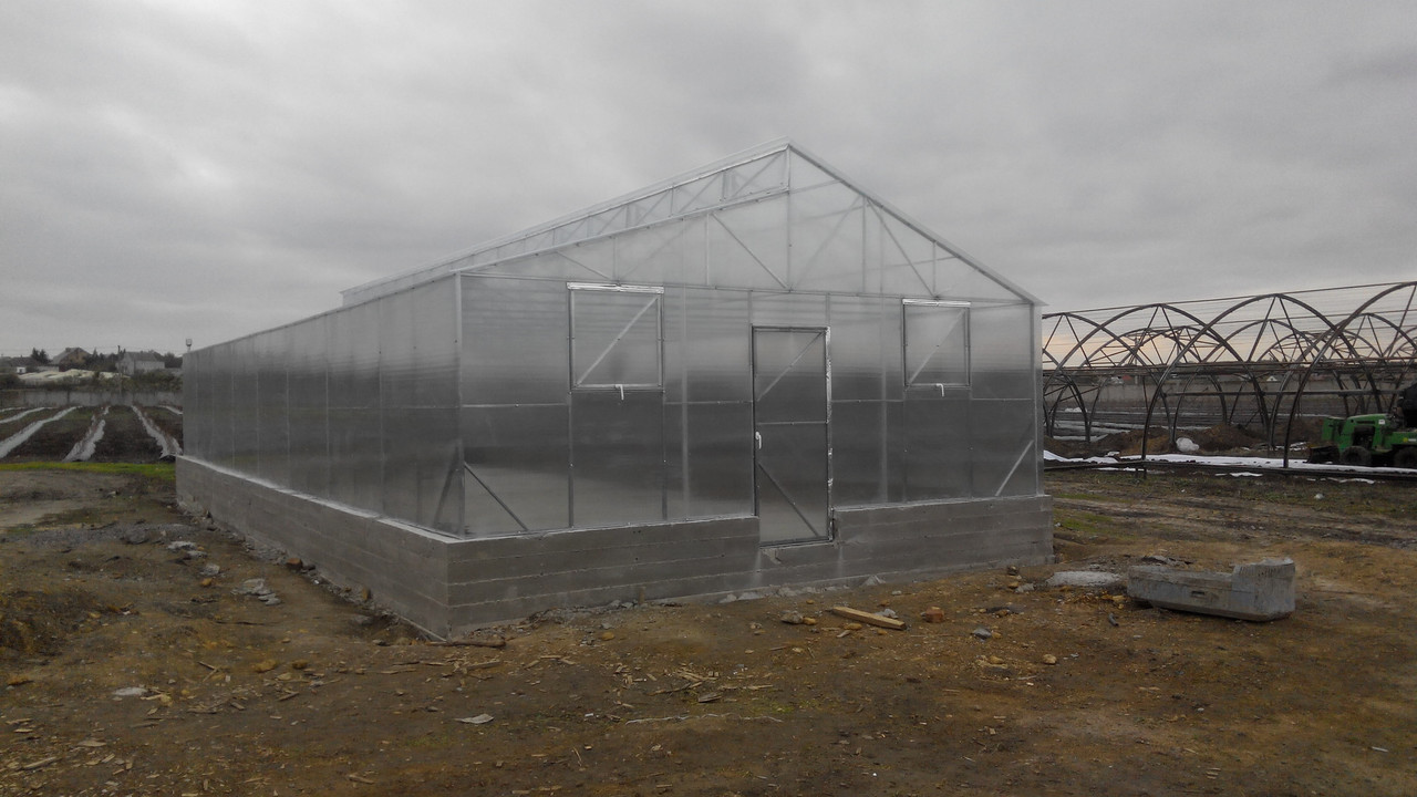 Теплиця Мітлайдера 6х12 під полікарбонат стандарт 6 мм (ширина 6 метрів), фото 1